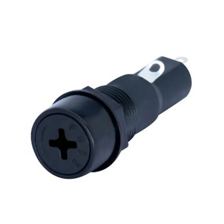10a 250v Ac 5x20mm Electronic Pbt Mounted Glass Screw Fuse Holders Socket