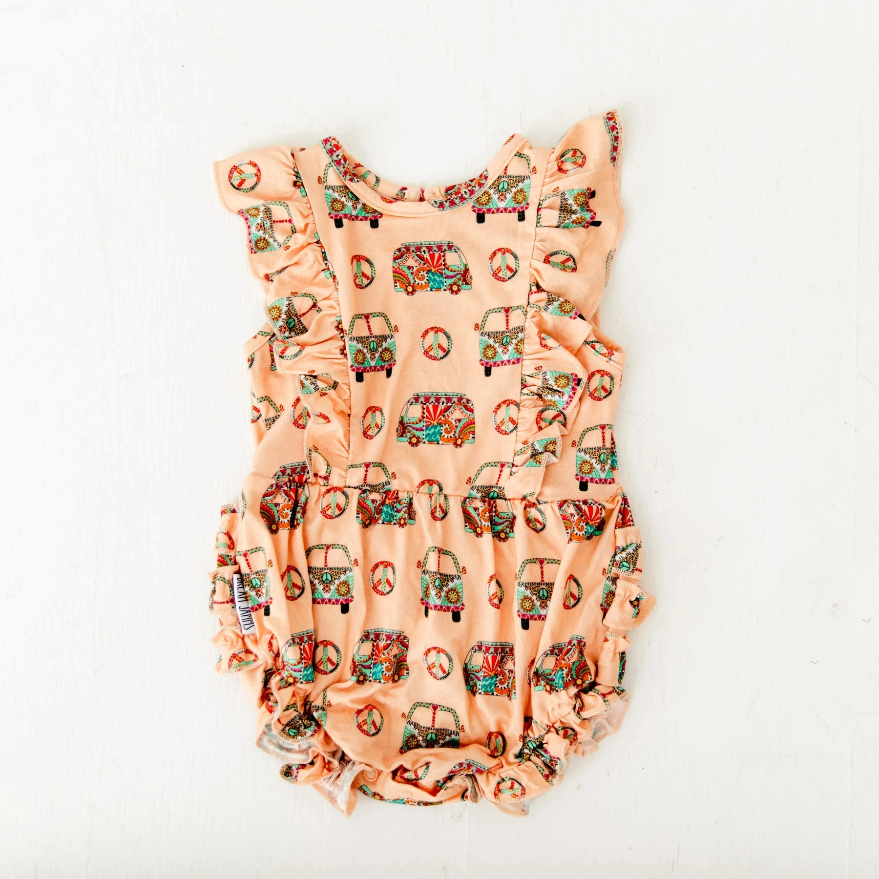 fall long sleeve bamboo ventilate print 2-piece baby clothes set