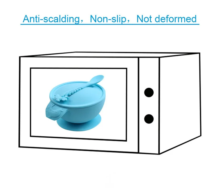 baby silicon printing bowls