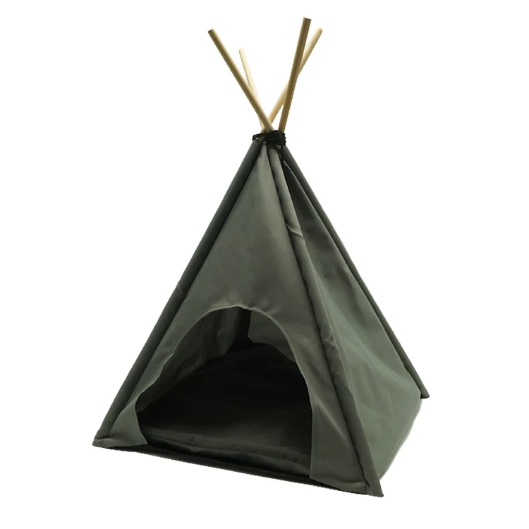Pet Dog Tent Bed Cat House Teepeedogs Small Outdoor Indoor Tents Portable Cage Breathable Puppy Cave Teepee Tent For Cat