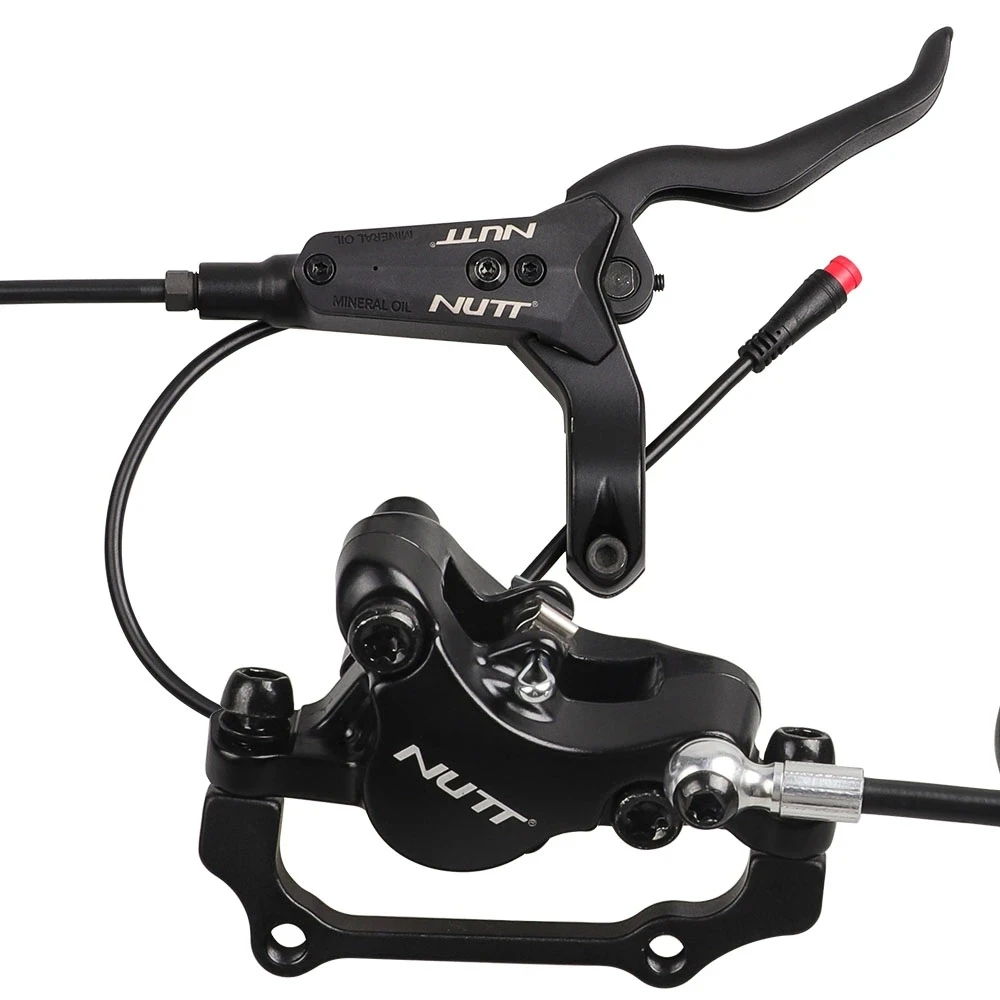NUTT Electric Scooter Hydraulic Disc Brake 140 160mm B C Power-Off line Wire With HS1 Rotor FOR Zero 10X 11X KUGOO G1 E-scooter