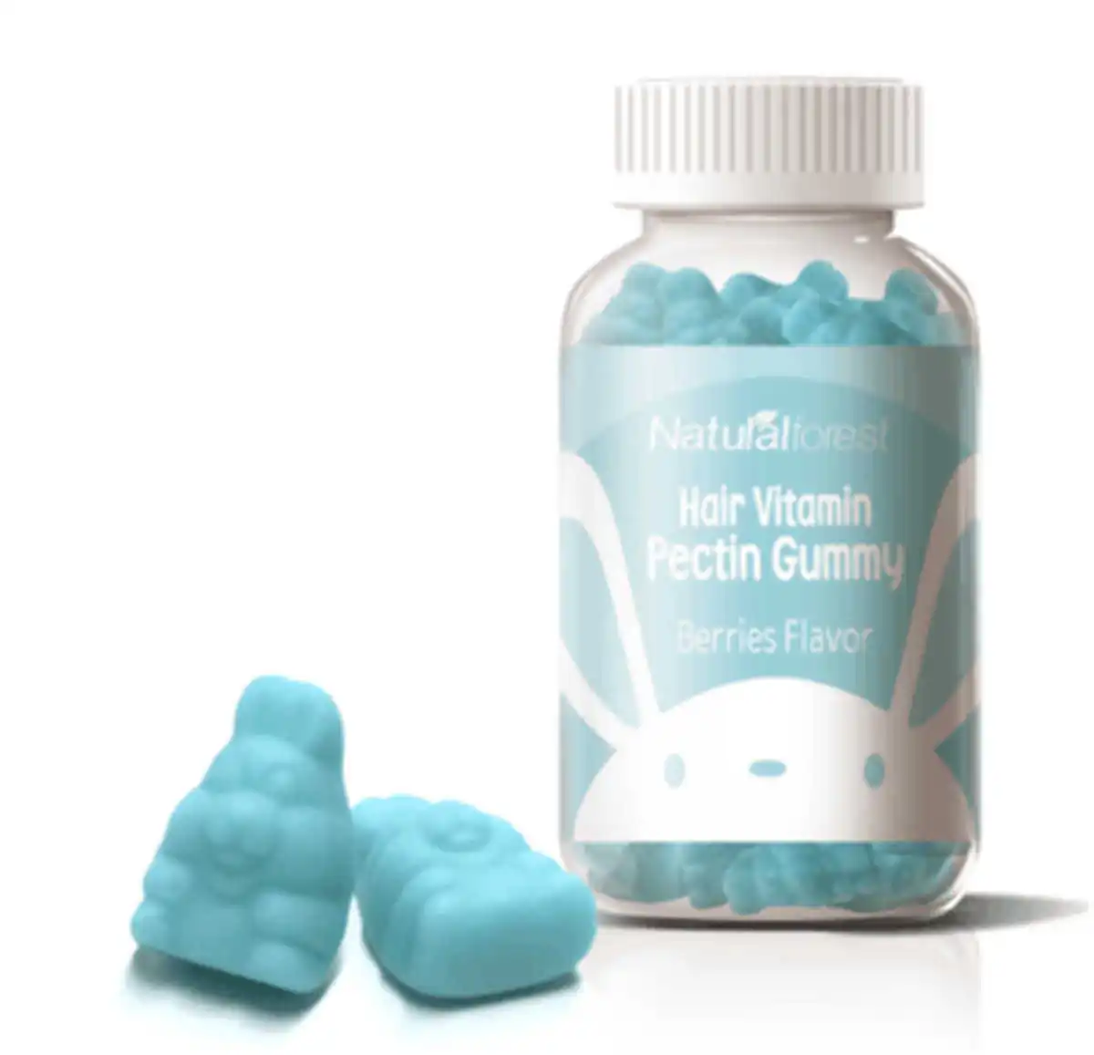 Private Label Sugar Free Hair Growth Biotin Vitamins Hair Vitamin Gummy