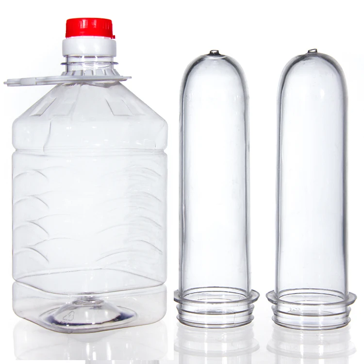 Luxury 55mm 140g 155g Food Oil PET Plastic Preform Bottle Making