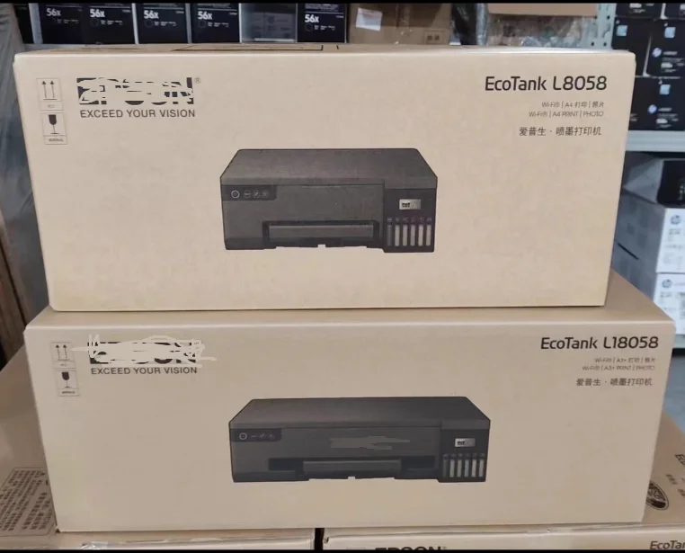 Hot sale six color XP600 head WIFI A4  automatic Desktop PVC ID card UV sublimation transfer inkjet printer for EP L805/L8058