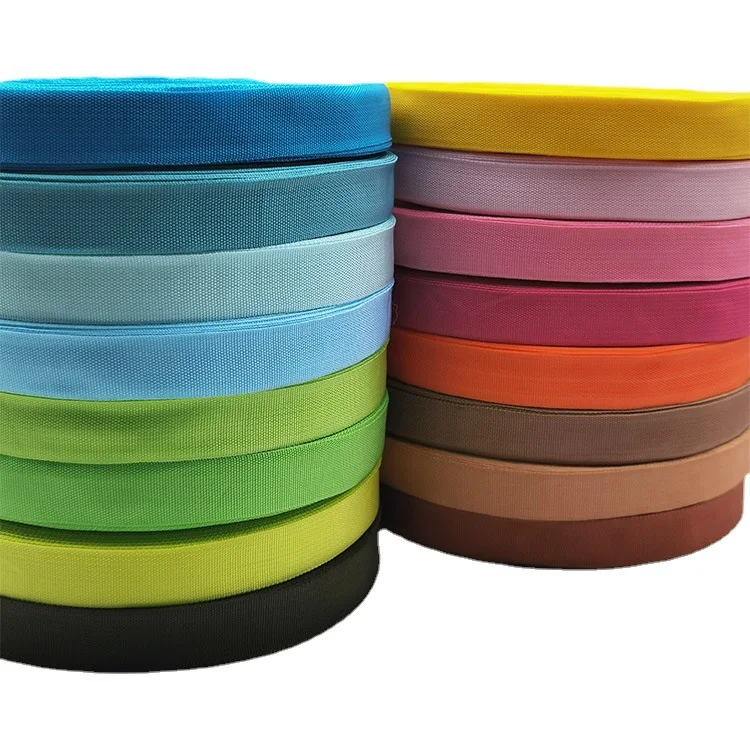 Custom size pp webbing tape polypropylene webbing strap for bag luggage