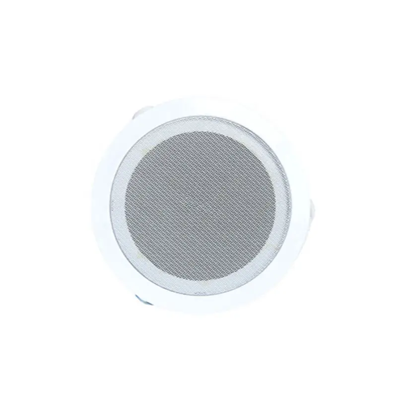 6 Inch 10w Full Iron Frame White Fixed Impedance Super Bass Active Ceiling Speaker For Living Room