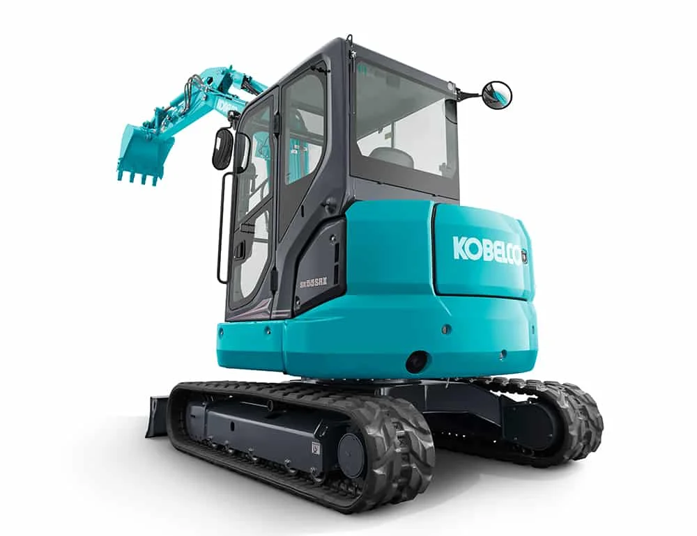 Secondhand Kobelco SK55SR Crawler Excavator / used kobelco sk55 automation excavator SK55SR-5 Mini 5 ton digger machine for sale