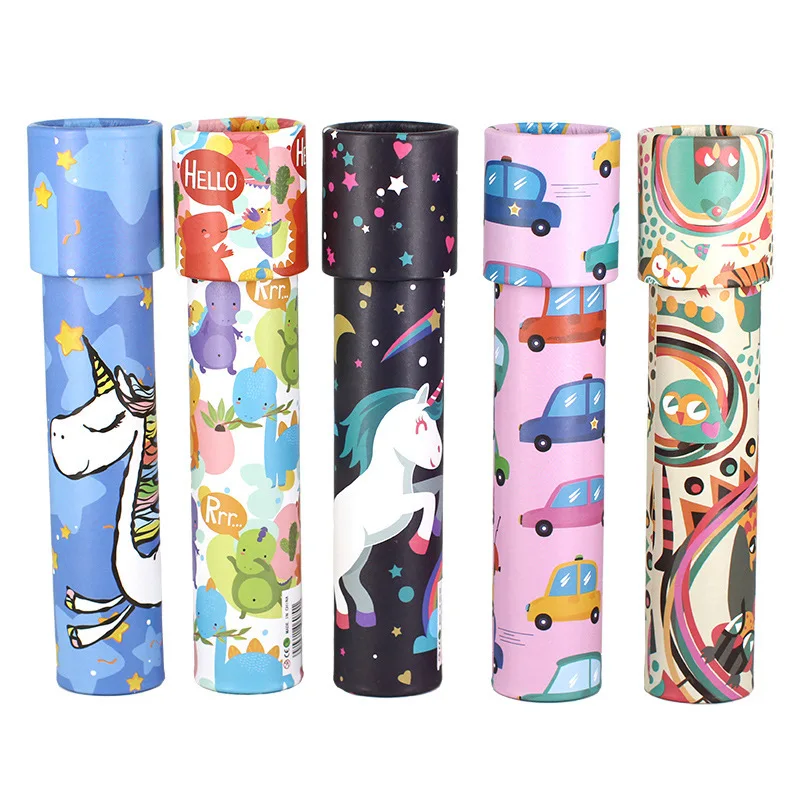 Hot Selling Colorful Rotating Kaleidoscope Kid Pretend to Explore Toys Toddler Toys Magic Kaleidoscop