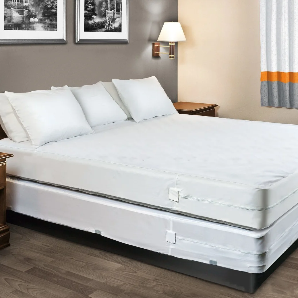 Wholesale 6 Sides Waterproof Zipper Disposable Bed Bug Mattress Encasement Mattress Cover Mattress Protector