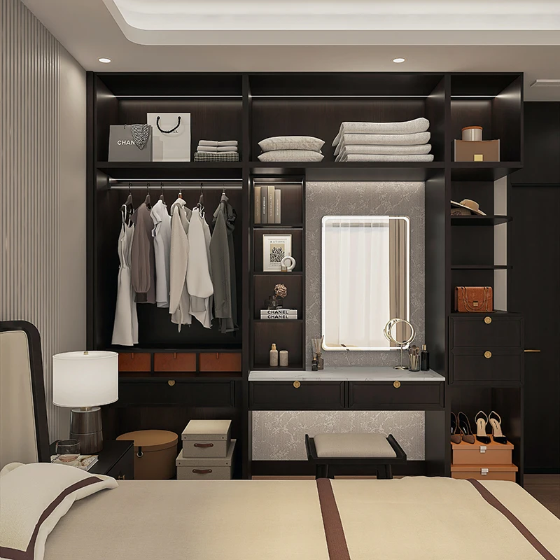Modern closet wardrobe dressing mirror 2 3 4 door wardrobe and drawers sliding design wardrobe bedroom furniture with mirror