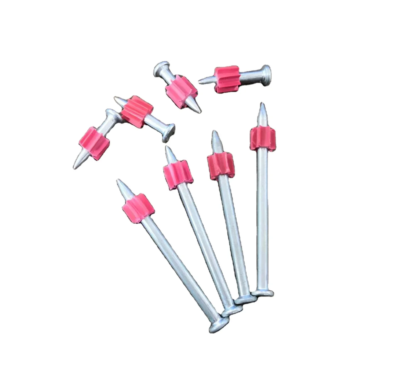 PD drive pin with red flute for powder actuated tool