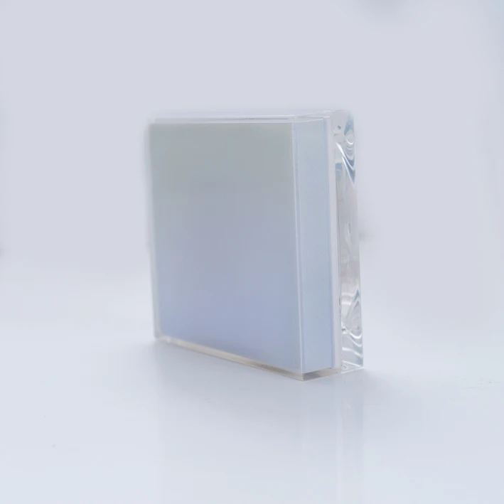 high end packaging square shape acrylic 15ml mini cosmetic cream jar custom logo jar for skincare products