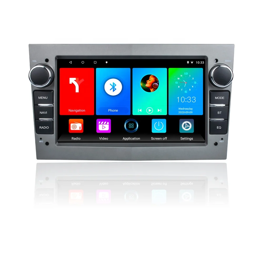 Android Car Radio 7' 2 Din For Opel IPS Touch Screen GPS Carplay Support AHD Camera With Free Microphone