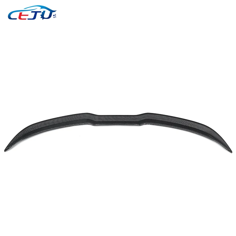 Rear Trunk Spoiler Rear Roof Lip Wing Spoiler Decoration Glossy Black For Ford Focus MK4 ST-LINE 2019-2021