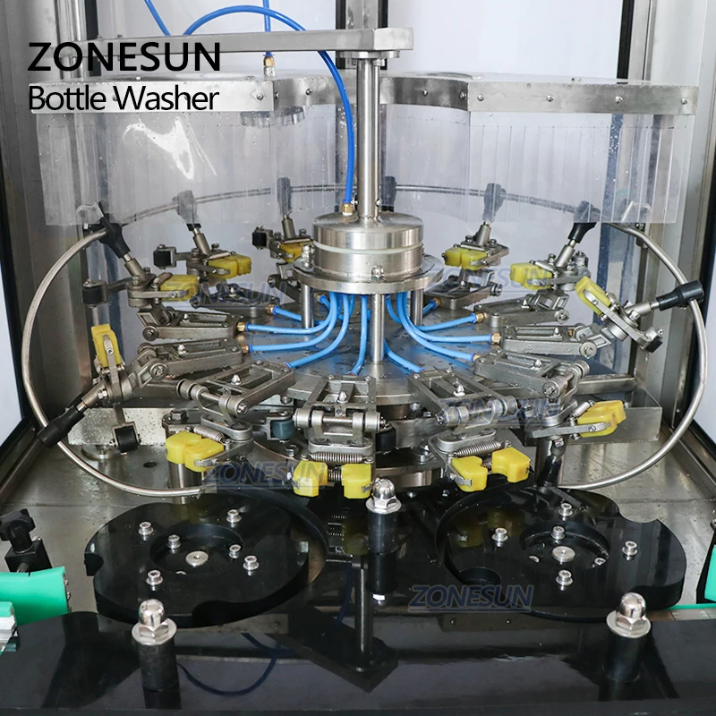  ZONESUN ZS-WB12 молока поворотный вина пластиковый малый полуавтоматическая пэт рециркулирует стеклянная бутылка стиральная машина для