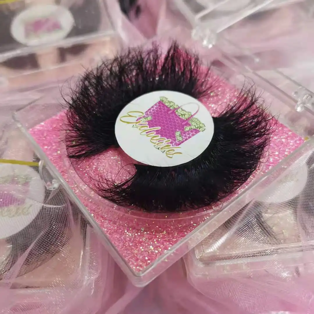 Роскошные ресницы драматические полноразмерные ресницы с частной этикеткой 18 мм 20 мм 27 мм Lashes3d оптовая продажа 25 мм пушистые норковые ресницы