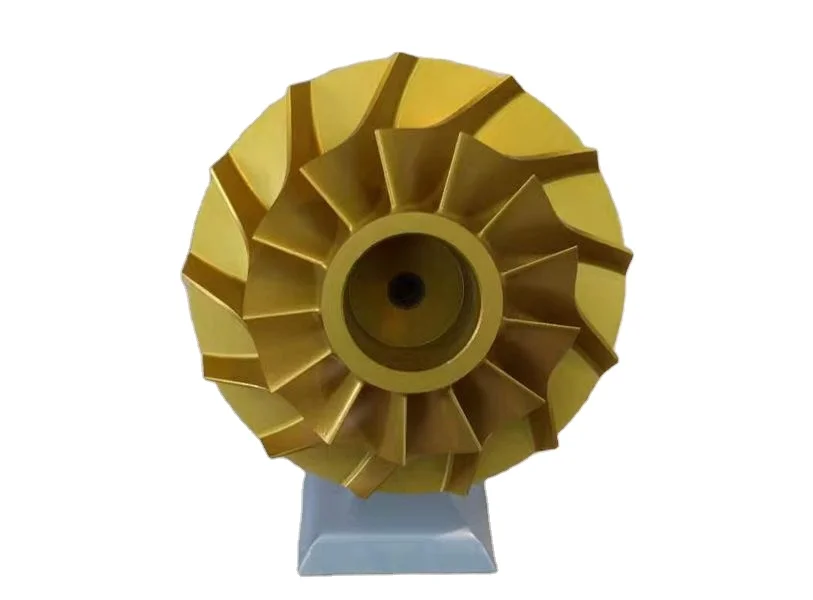 CNC Machining Nickel Base Alloy Inconel 713 718 Impeller CNC Machining Part UAV engine impeller