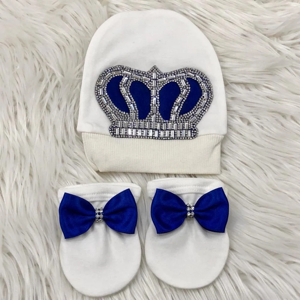 3 Pieces High Quality Long Sleeve Bamboo Dark Blue Bowtie Baby Boy Romper Set Baby Gift Baby Rompers Newborn Jumpsuits Rompers