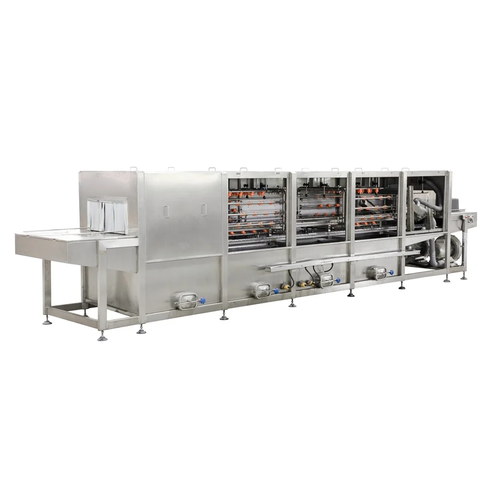 LWT Professional Basket Washing Machine Central Kitchen Plastic Turnover Basket Cleaning Equipment