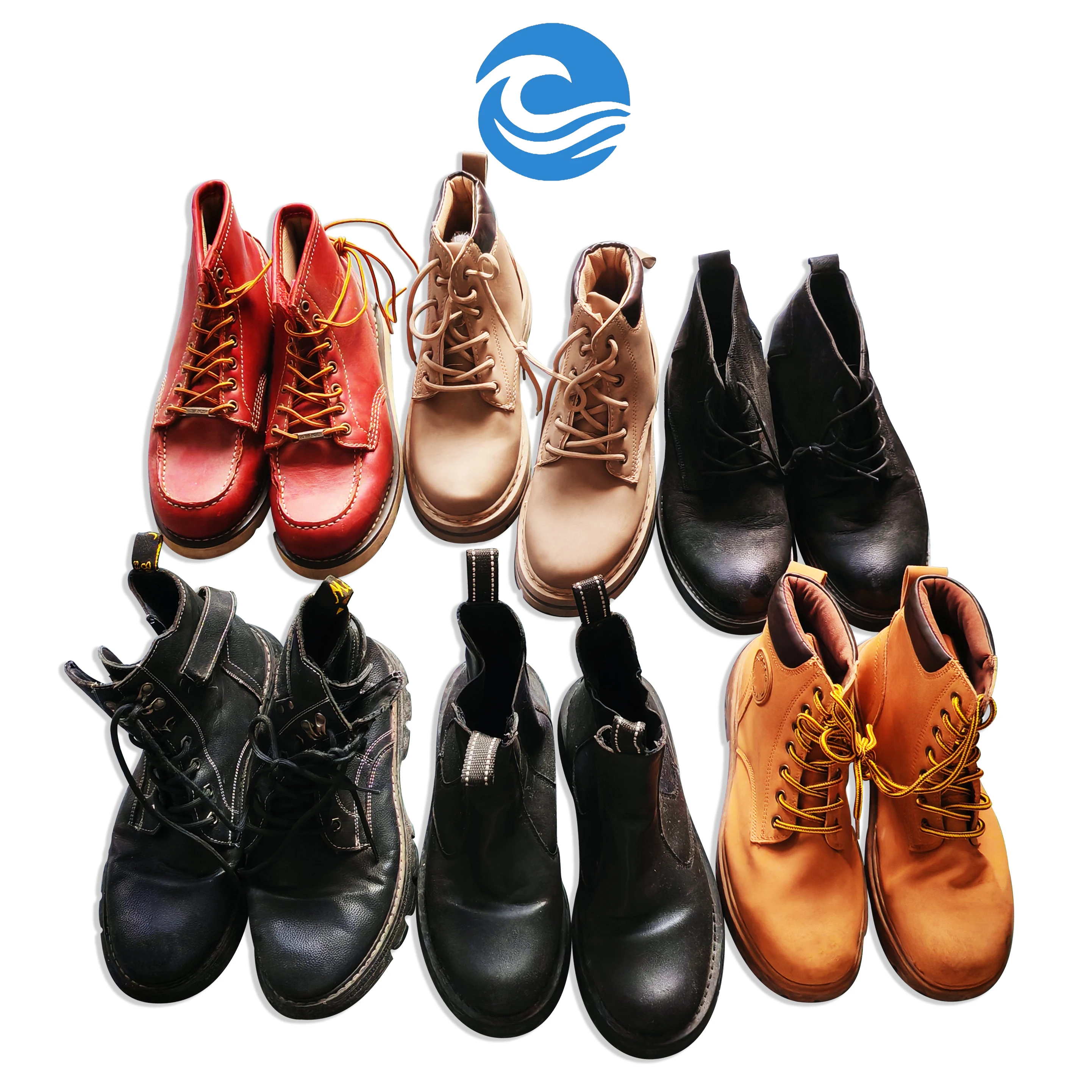 High Quality Second-Hand Doc Martens Hiking Boots Thrifty Leather Brand-Name Shoes Hot Sale Low Price Eco-Friendly Product