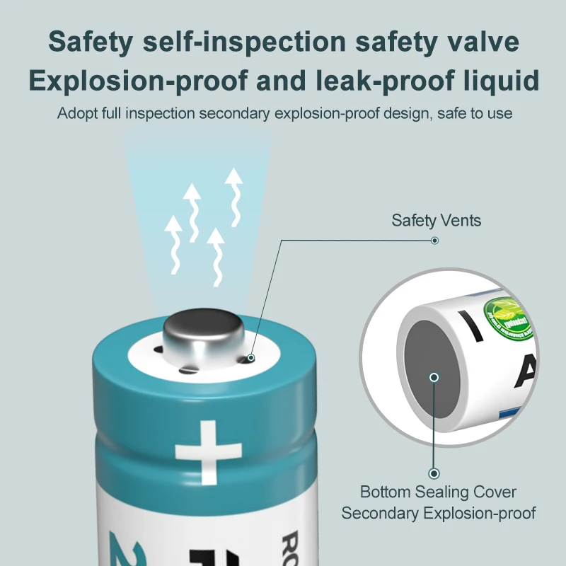 PUJIMAX aa rechargeable batteries 10pcs nimh aa 2700mah 1.2v battery pack flashlight aa nimh batteries for drone remote control