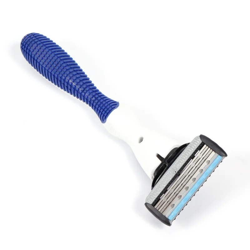 Low Price Plastic Handle Razor 5 Blade Shaving Razor Man Reusable Recycled Razor