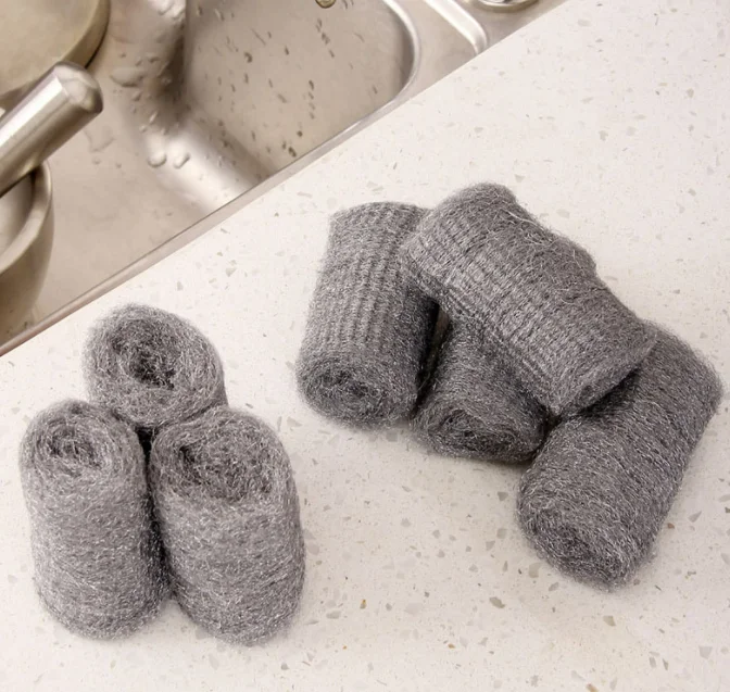 Hight quality Galvanized Mesh Cleaning Scrubber Steel Wool Scourer