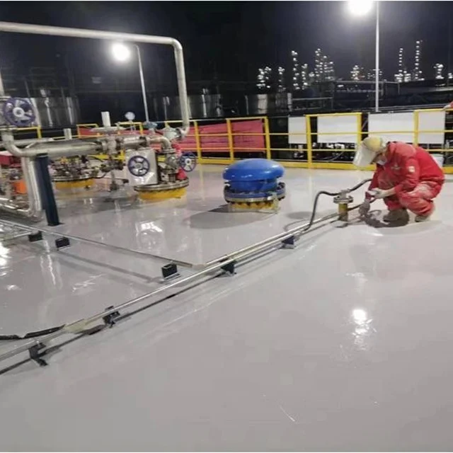 Chemical Plant Workshop Floor Used Anti-static Polyurea Protective Coating Factory