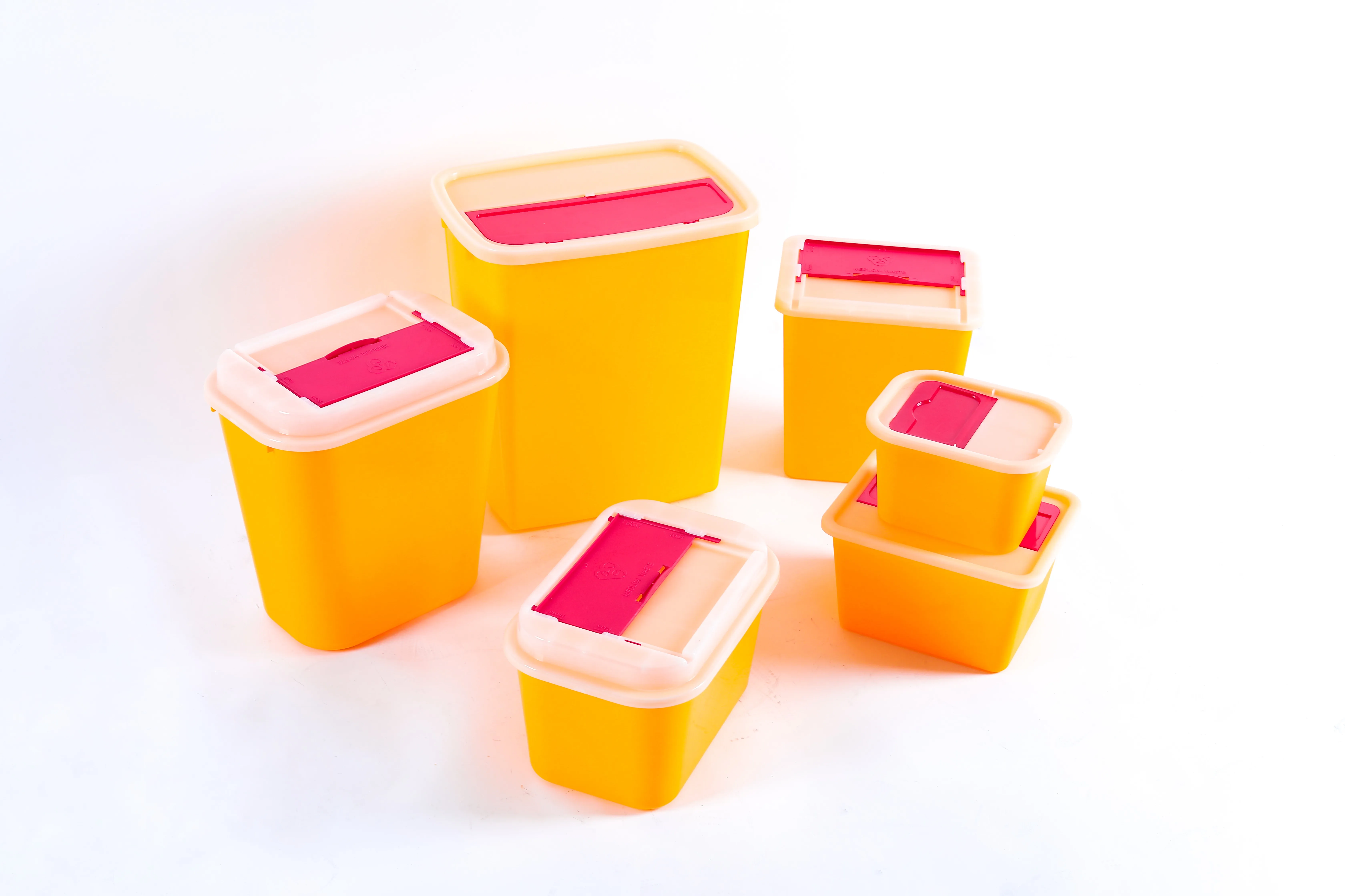 8L Hospital Disposal Syringe Needle Sharp Container Medical Waste Recycling Safety Box Disposable