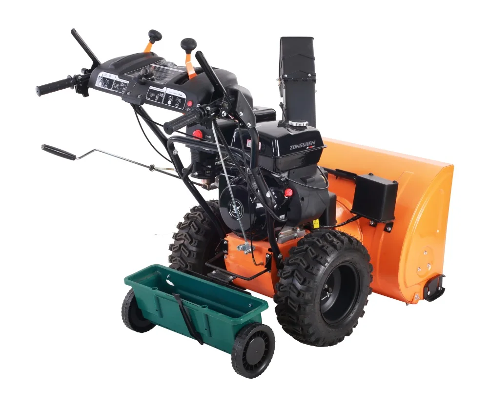 HHP snow blowers 420cc 15HP snow thrower electric start wheel type Cleaning machine environmental protection