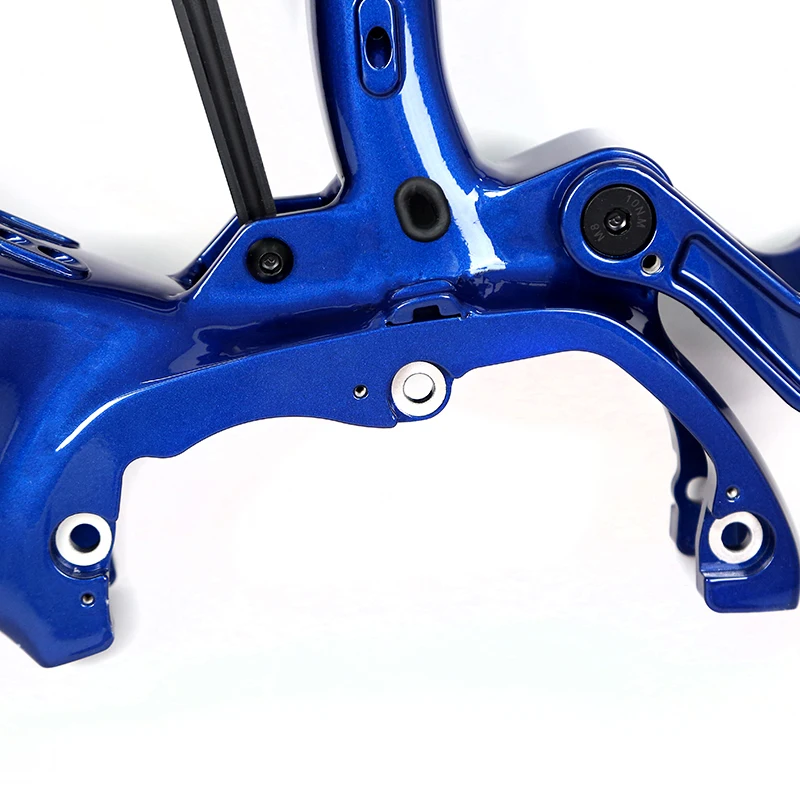 OEM 29er aluminum alloy  full suspension mountain bike electric bicycle frame for adult