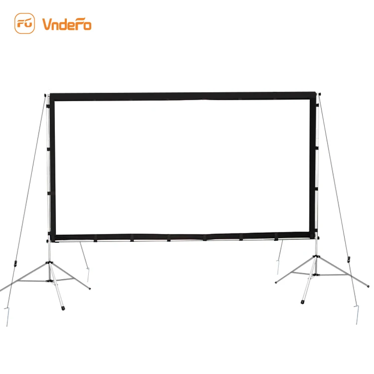 100 Inch HD Portable Projector Screen Rear Projection Screens Whiteboard Screen Projection Scenes Tripod Stand