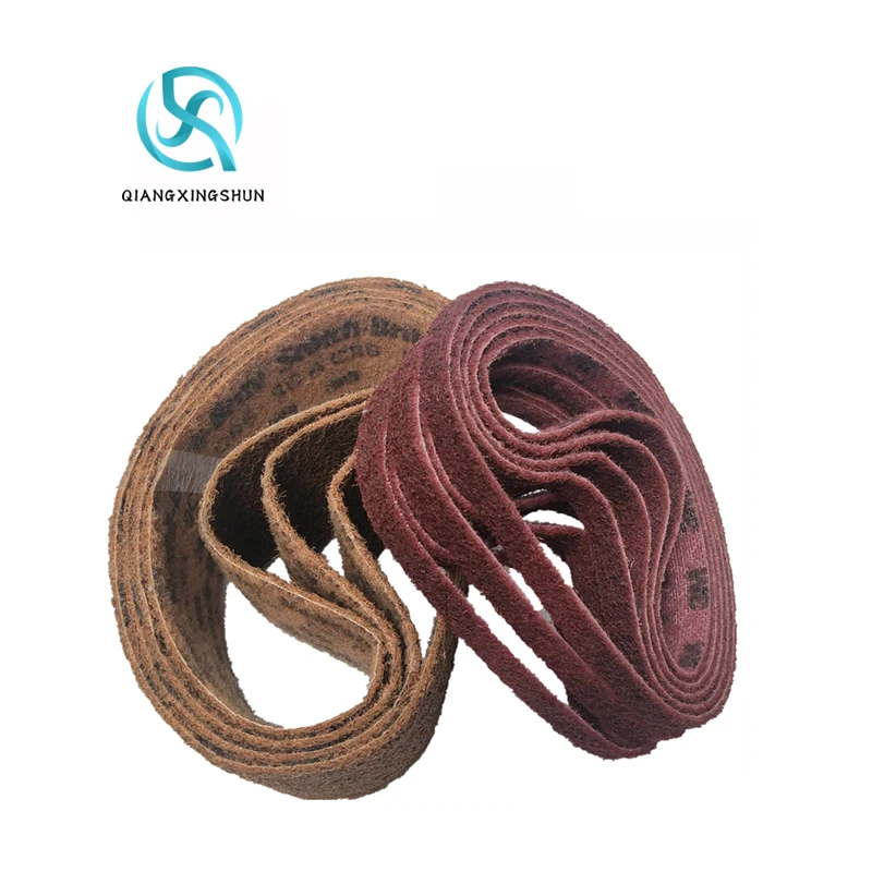 Factory supply Non-Woven Abrasive Metal wire drawing Belt for Polishing Stainless Steel Kitchen Ware