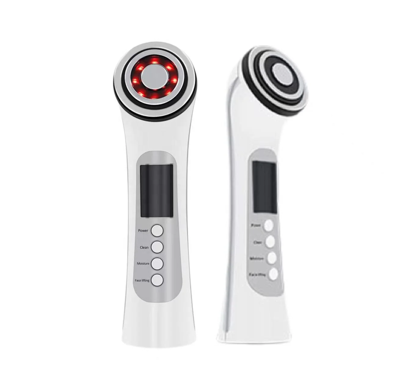 Home Use Rf Ems Skin Lifting Facial Machine 5 in 1 Facial Massager Whitening Microcurrent Light Therapy Skin Care Beauty Device