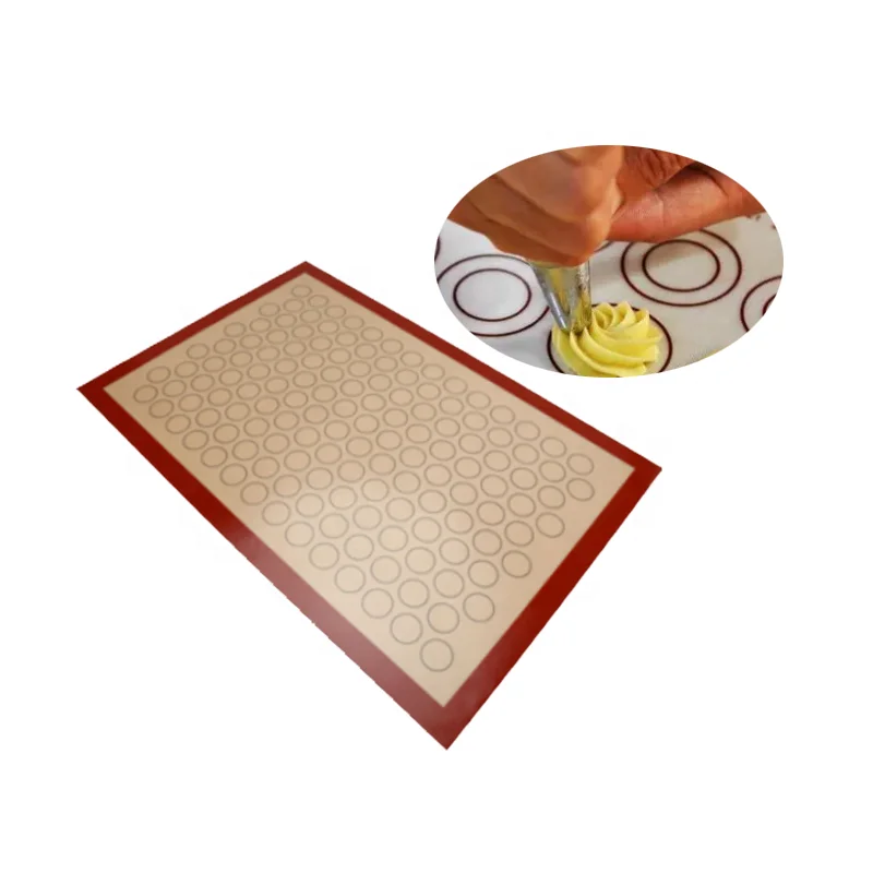 Custom fiberglass dough pastry oven baking sheet pad macarron silicone baking mat