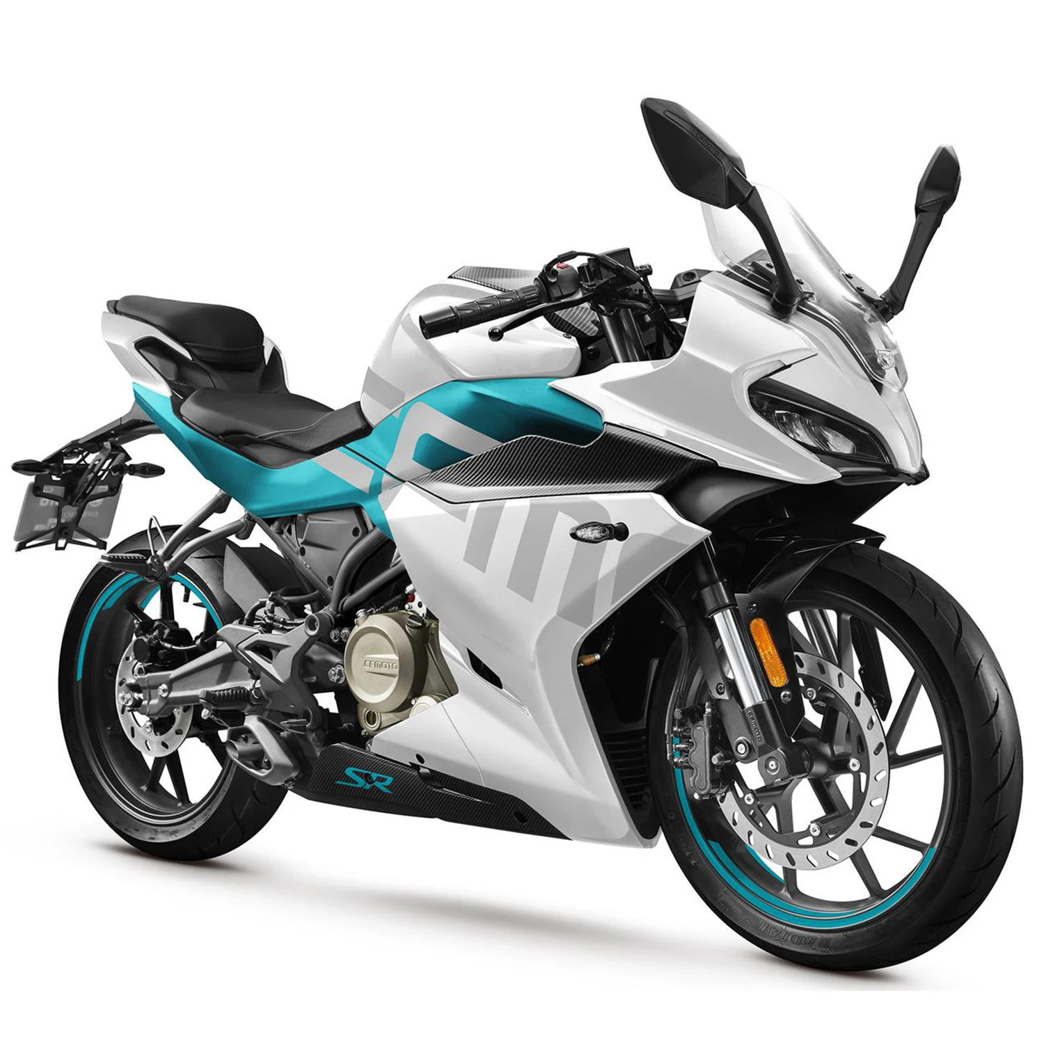 JFG For CFMOTO 250SR Motorcycle Modified Reversing Mirror Reflex Mirror Motorcycle Rearview Mirror