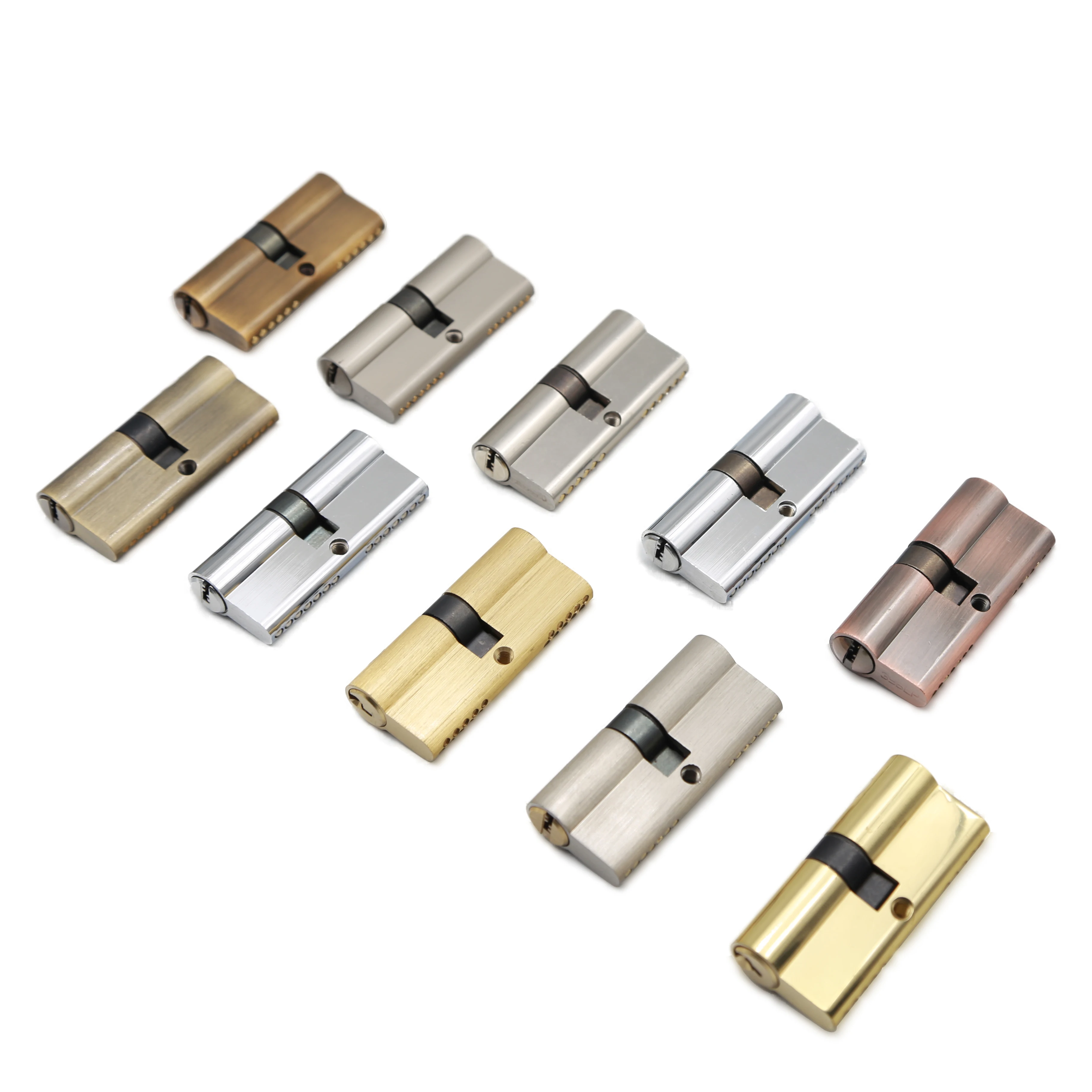OEM Accept Double Open 7 Pin 70mm Zinc Alloy Mortise Wooden Door Lock Cylinder With Master Key