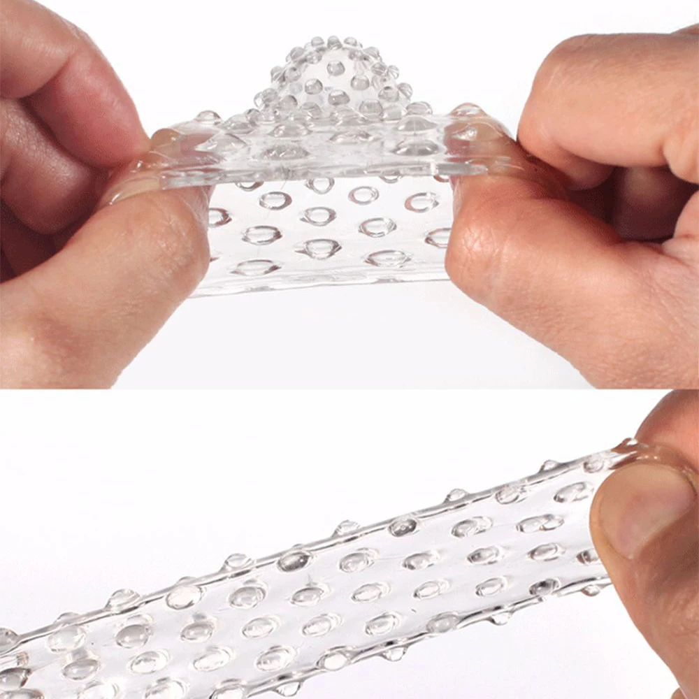 G-spot Stimulation Sex Toys For Couple Finger Condom Reusbled Sex Game for Couple Sex Tool