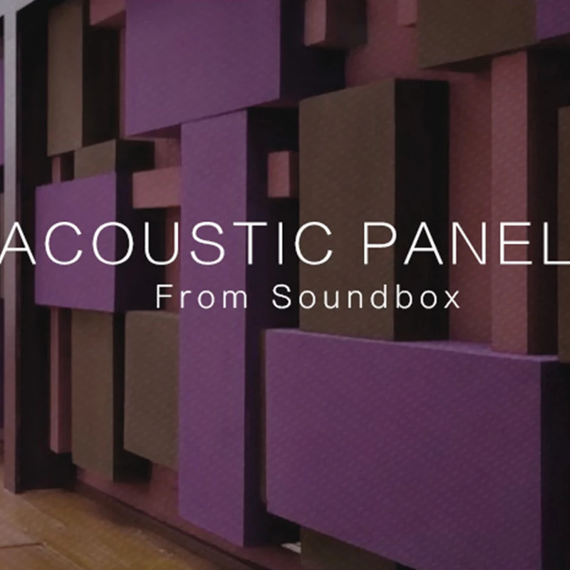 Noise Reduction Acoustic Flat Wall Panels Echo Absorb Fabric Acoustic Decorative Wall Panel