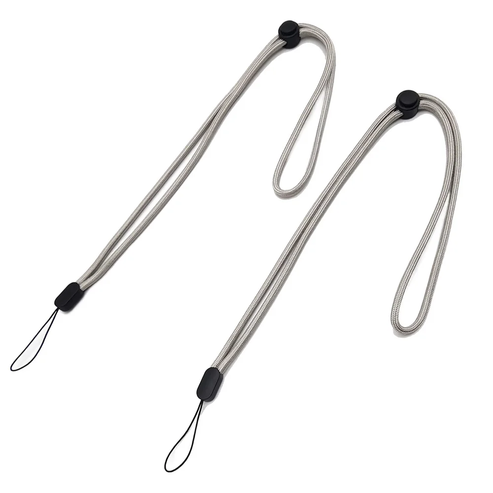 Adjustable Mobile Phone Hanging Long Strap Neck Lanyard Polyester Braided Camera Anti Losing Simple Rope For U Disk Id Card