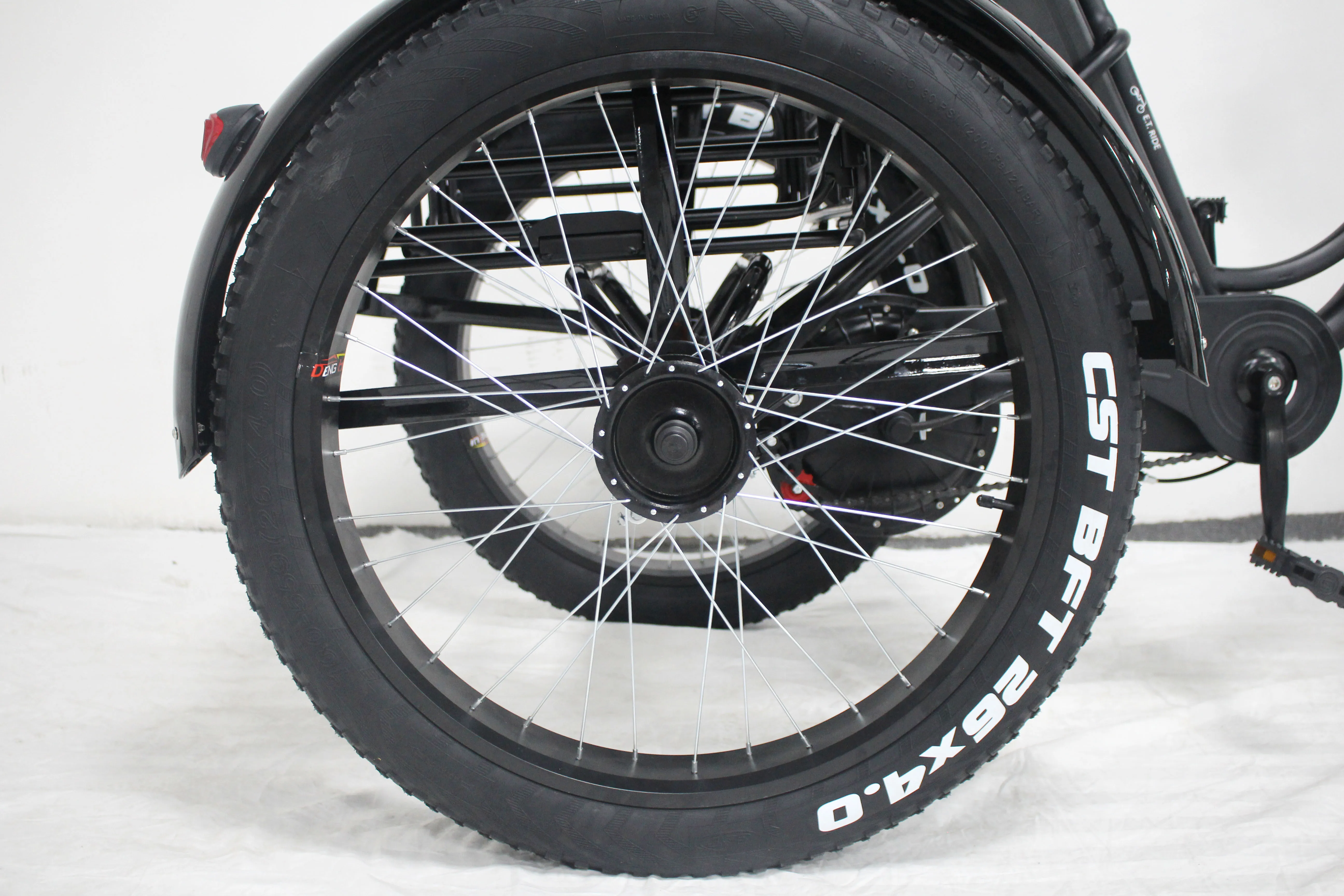 Electric fat Bike 3 Wheel Cargo Bicycle For Adult Electric Trike Tricycle