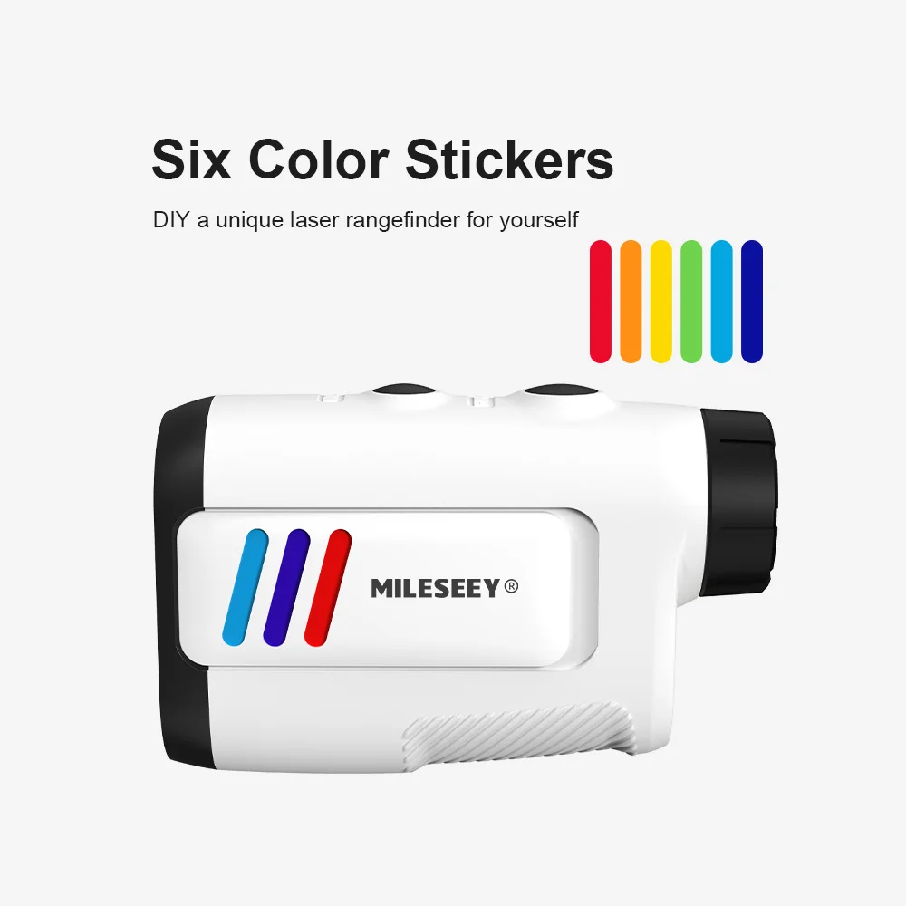 Mileseey PF2E 600M Laser Outdoor Sports Rangefinder Golf Rangefinder with Flag-Lock Speed Distance Meter Slope Adjusted