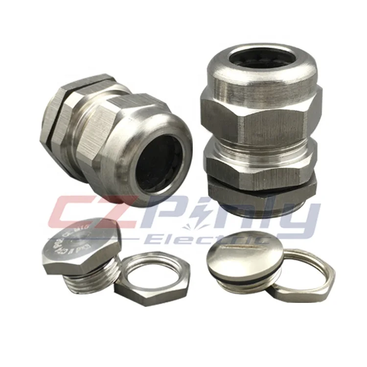 Размер металлической никелированной латунной кабельной втулки PG7 PG9 PG11