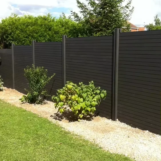 garden fence wpc fence provide good privacy better than vinyl fence alum post