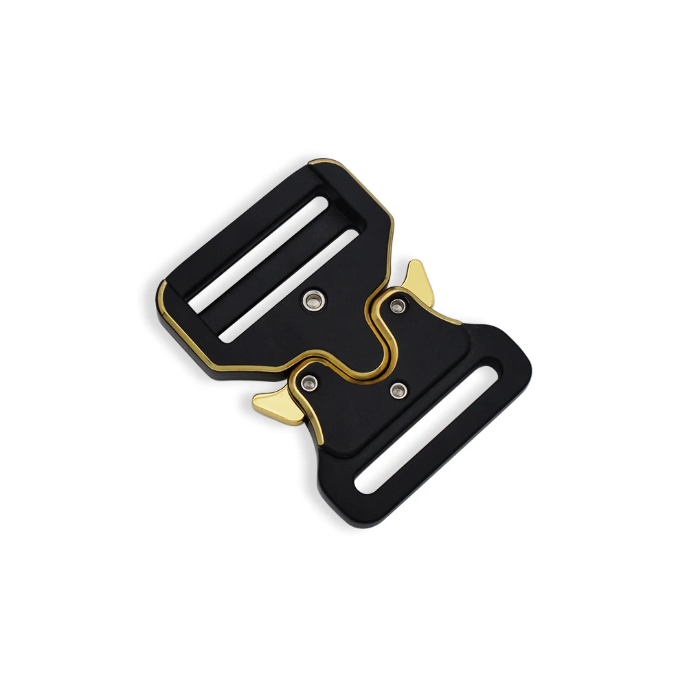 Factory direct supply tactical 40mm  Army Belt Adjustable Men side quick release belt buckle