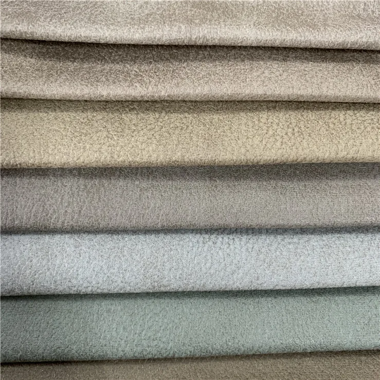 Bronzed polyester material design microfiber holland velvet for sofa fabric