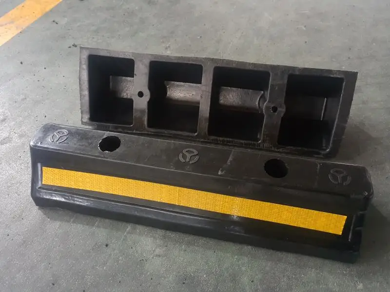 Wheel Localizer Rubber Wheel Stopper 600*120*100mm Parking Stopper