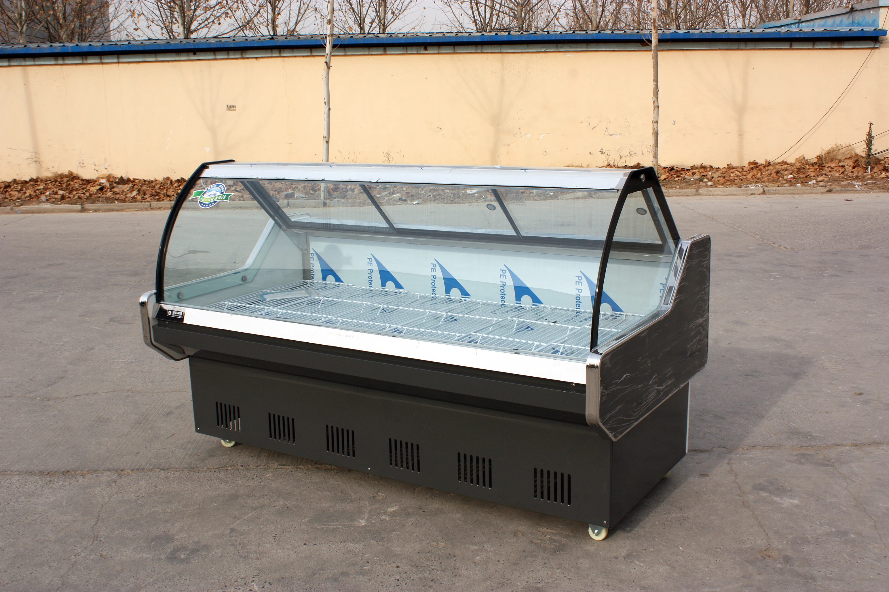 meat display fridge commercial restaurant cooked deli fresh meat chiller Food Display counter cabinet prepared food cooler