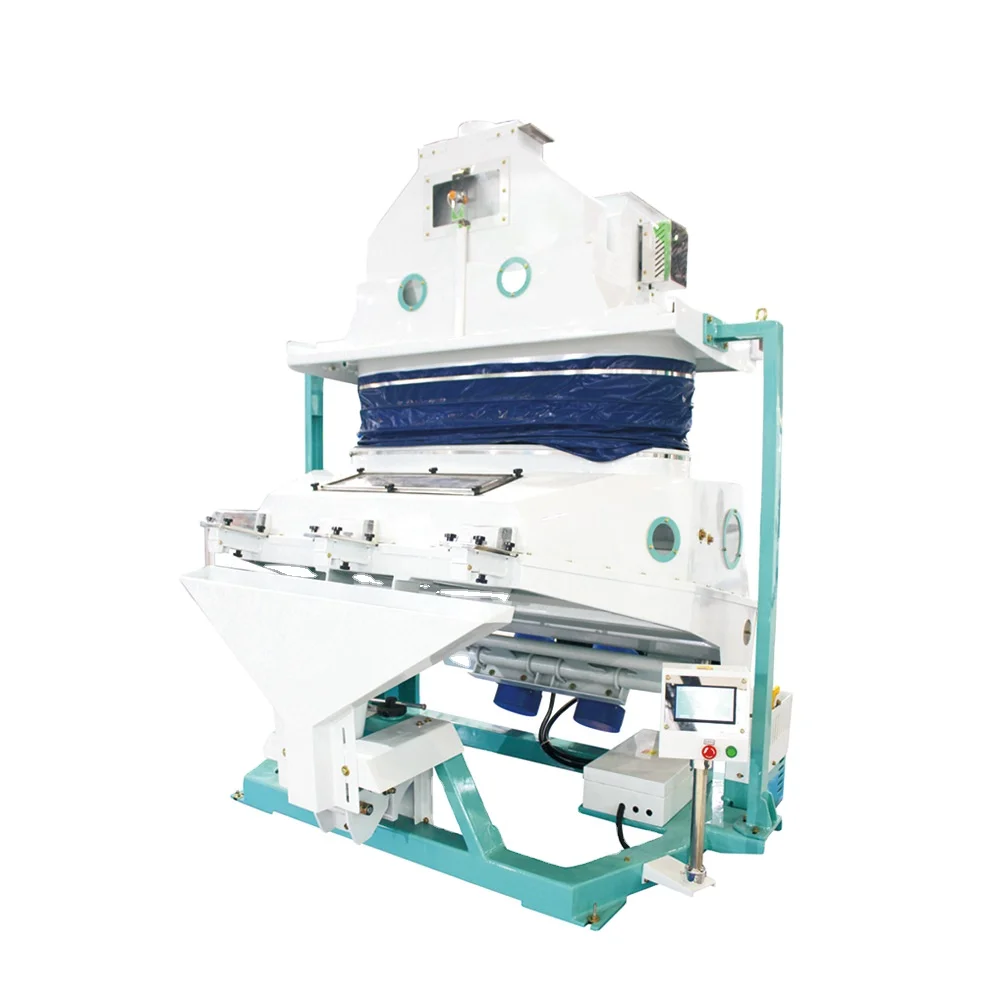 Factory Wholesale Rice Processing Machine  TQSX200 Suction-type Vibratory Paddy Rice Destoner Machine