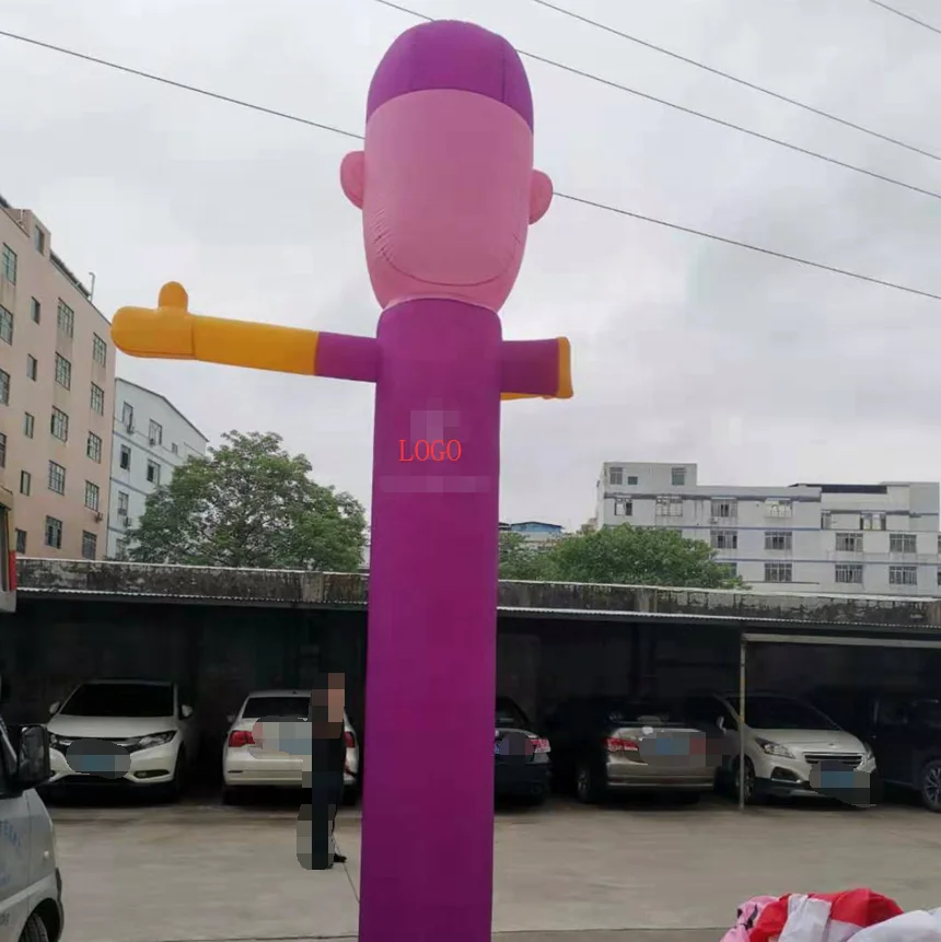 Custom outdoor arm waving sky air dancer wacky waving inflatable tube man for sale